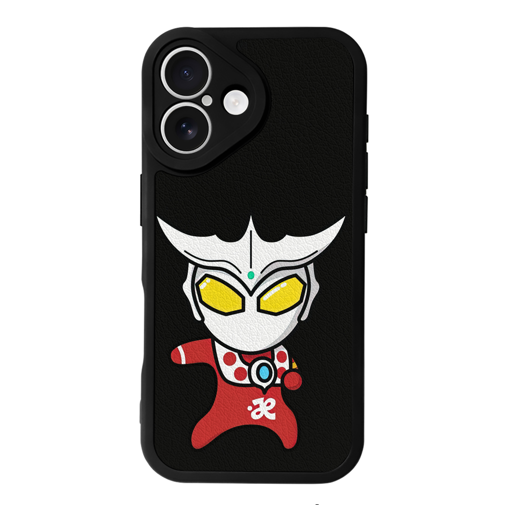 （画像用） ウルトラマン Ultraman 【iPhone 16シリーズ対応】シリコンスマホケース（レザー調） 材質：シリコン